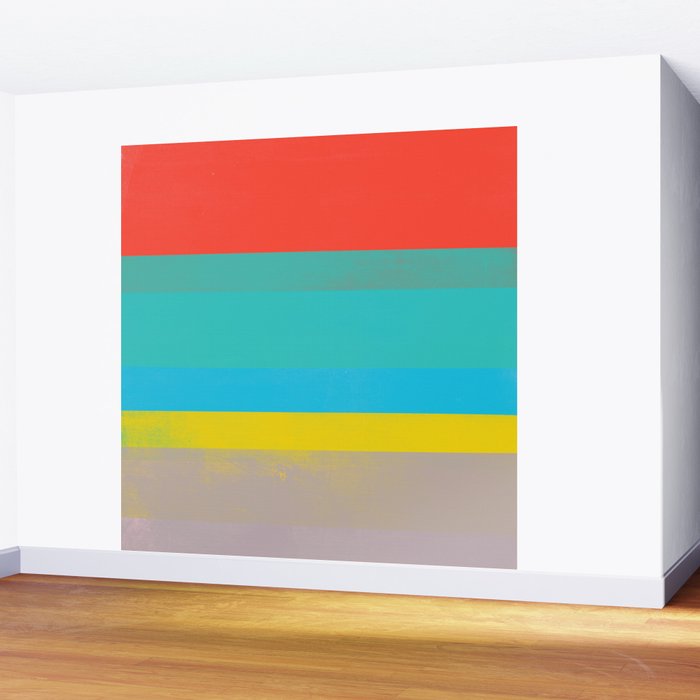 stripe study 40 Wall Mural Gallery Image 2