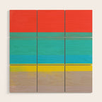 stripe study 40 Wood Wall Art Gallery Image 1