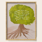 "Remember Your Story, Remember Your Roots, Remember That You Are A Part Of Something So Much Greater Than You." Serving Tray Gallery Image 1