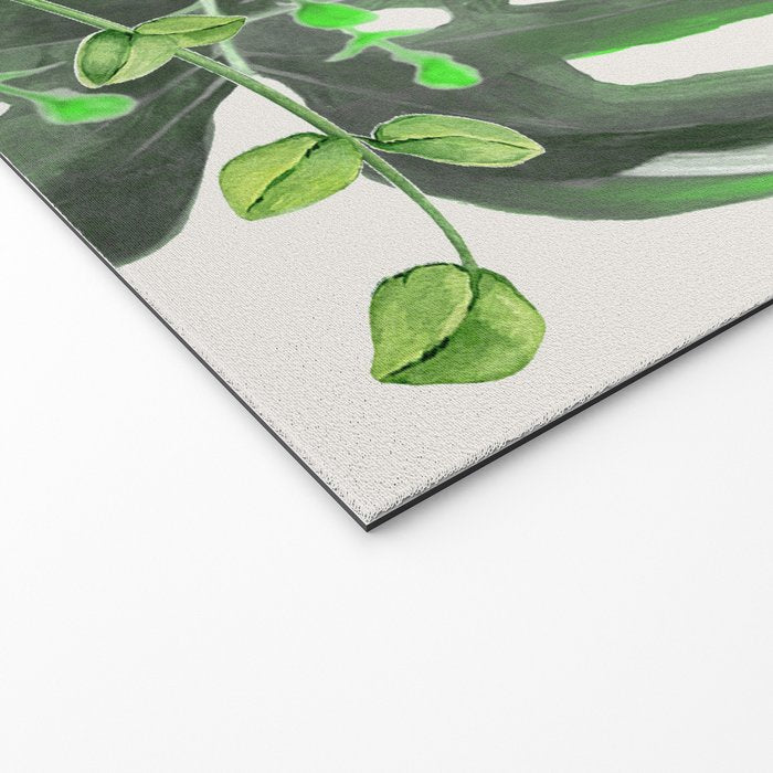 Watercolor Plants III Welcome Mat Gallery Image 2