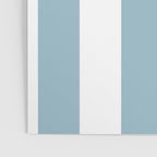 Large Baby Blue and White Vertical Cabana Tent Stripes Poster Gallery Image 3
