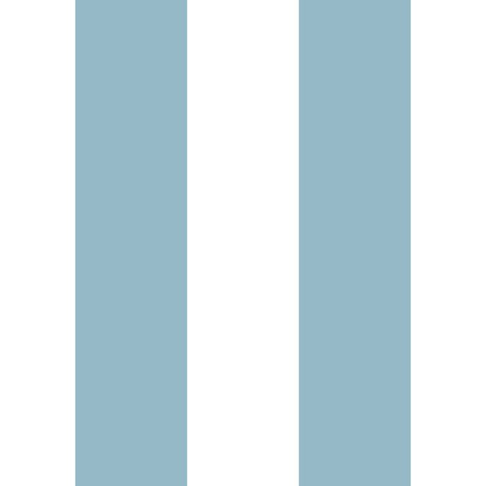 Large Baby Blue and White Vertical Cabana Tent Stripes Coffee Mug Gallery Image 2