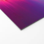 Abstract modern art pink violet teal brushstrokes Welcome Mat Gallery Image 2