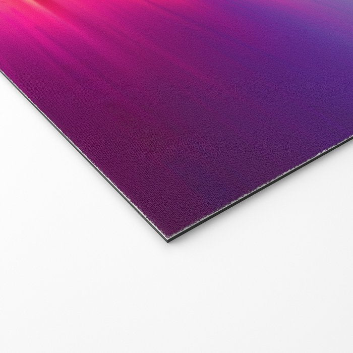 Abstract modern art pink violet teal brushstrokes Welcome Mat Gallery Image 2