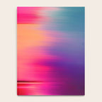 Abstract modern art pink violet teal brushstrokes Notebook Gallery Image 4