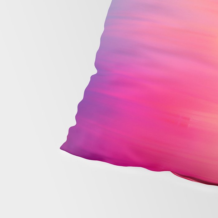 Abstract modern art pink violet teal brushstrokes Pillow Sham Gallery Image 4