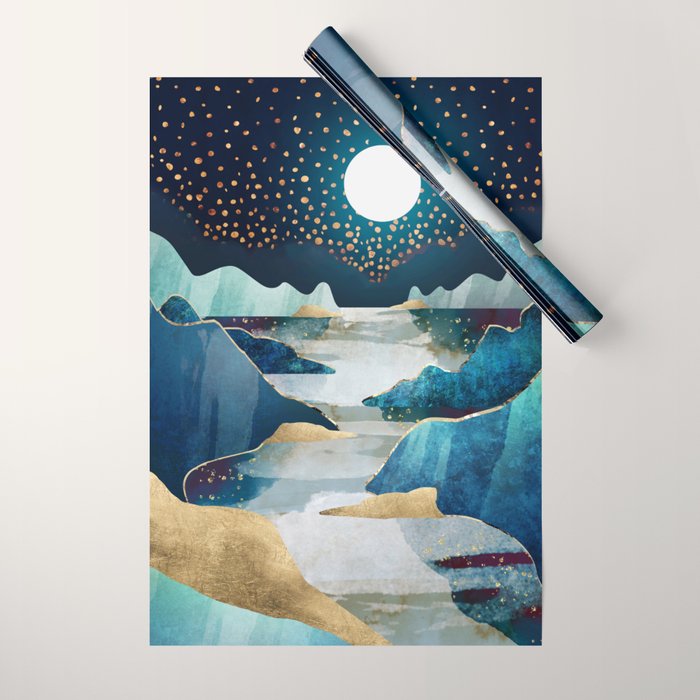 Moon Glow Wrapping Paper Gallery Image 1