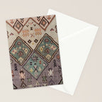 Traditional Vintage Moroccan Rug Stationery Card Gallery Image 2