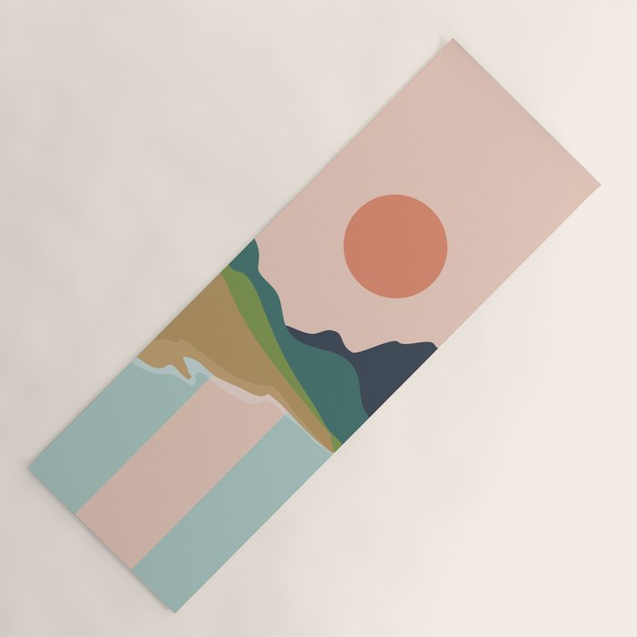 Sun reflection Yoga Mat Gallery Image 1