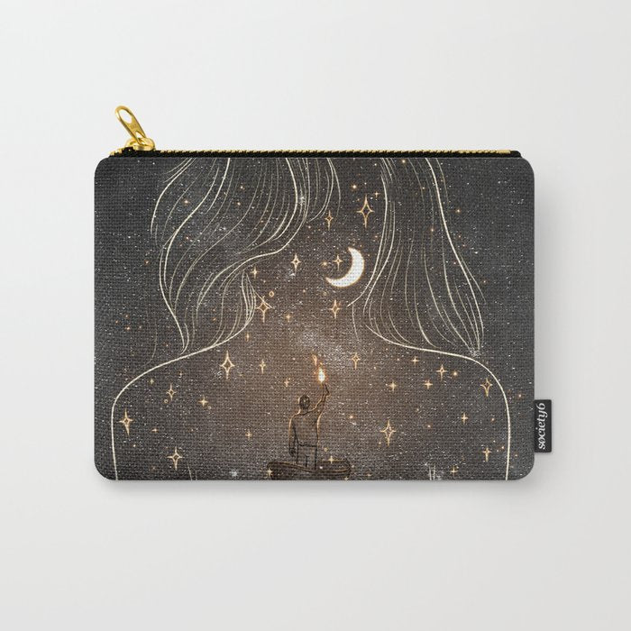 I see the universe in you. Carry All Pouch Gallery Image 1