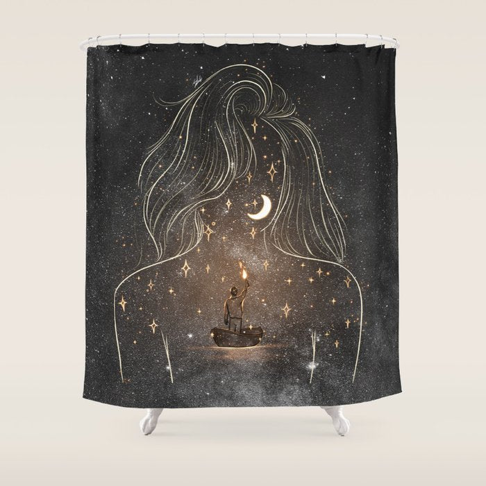 I see the universe in you. Shower Curtain Gallery Image 1