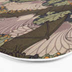 Vintage Art Deco Bat and Flowers Bath Mat Gallery Image 3