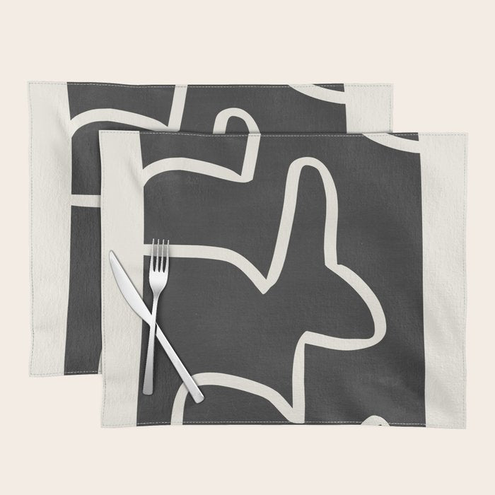 abstract minimal 61 Placemat Gallery Image 1