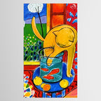 Henri Matisse - Cat With Red Fish still life painting Tablecloth Gallery Image 2