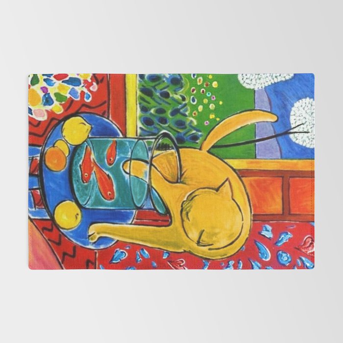 Henri Matisse - Cat With Red Fish still life painting Rug Gallery Image 2