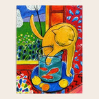 Henri Matisse - Cat With Red Fish still life painting Poster Gallery Image 4