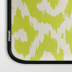 Chartreuse Ikat classic mid century Laptop Sleeve Gallery Image 3