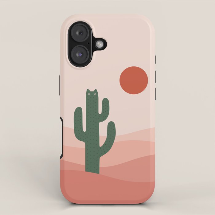Cat Landscape 84: Cat-tus iPhone Case Gallery Image 1
