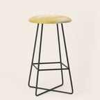 Geometric Southwestern Minimalism - Bright Golden Yellow Stool Gallery Image 1