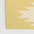 Geometric Southwestern Minimalism - Bright Golden Yellow Poster Gallery Image 3