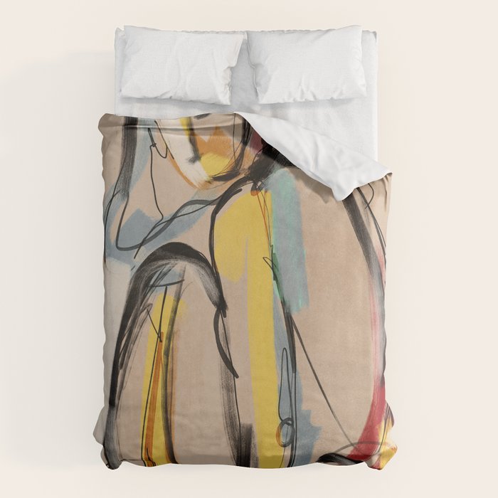 Abstract Female Figure Duvet Cover Gallery Image 6