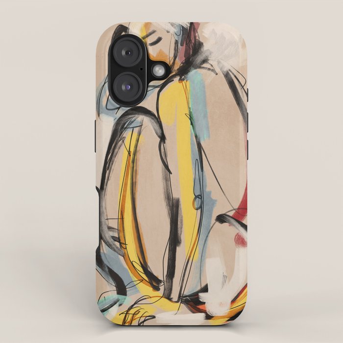 Abstract Female Figure iPhone Case Gallery Image 1