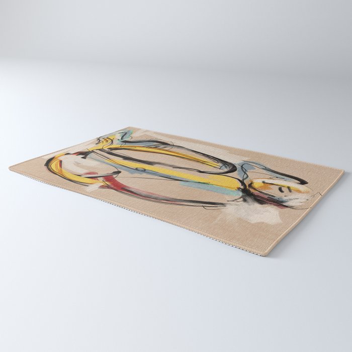 Abstract Female Figure Rug Gallery Image 3