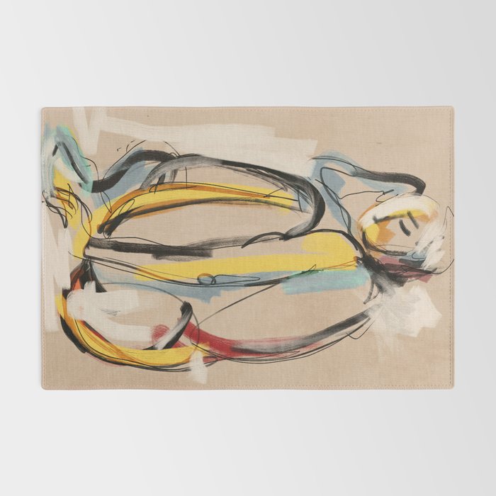 Abstract Female Figure Rug Gallery Image 2