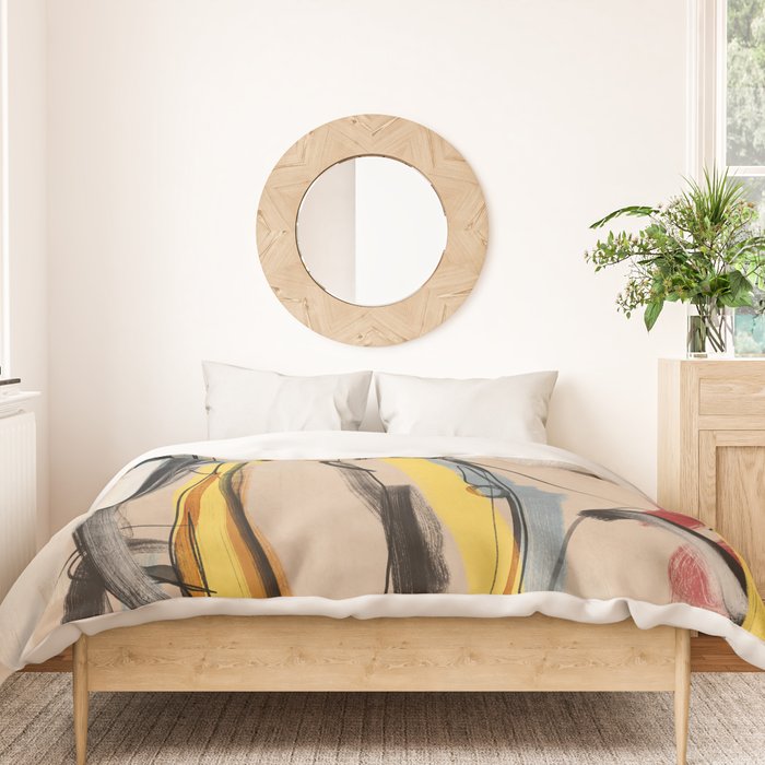 Abstract Female Figure Duvet Cover Gallery Image 3