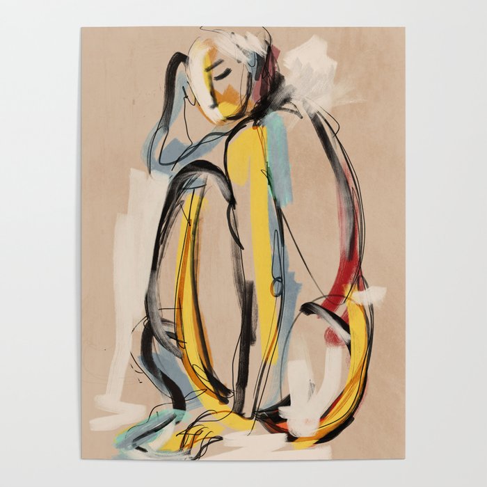 Abstract Female Figure Poster Gallery Image 4
