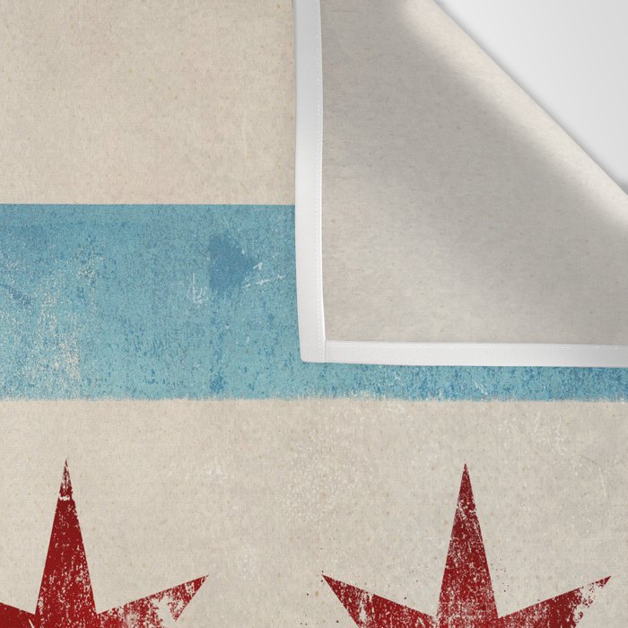 Chicago Flag Wall Tapestry Gallery Image 3