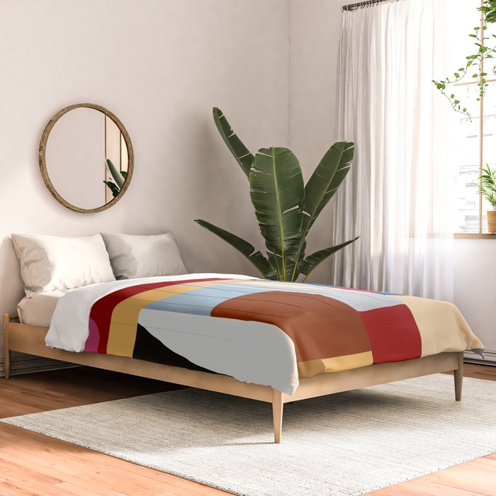 Ypres Mosaic Modernist Pattern Print Comforter Gallery Image 2