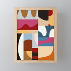 Ypres Mosaic Modernist Pattern Print Mini Art Print Gallery Image 1