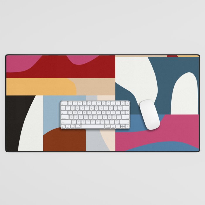 Ypres Mosaic Modernist Pattern Print Desk Mat Gallery Image 1