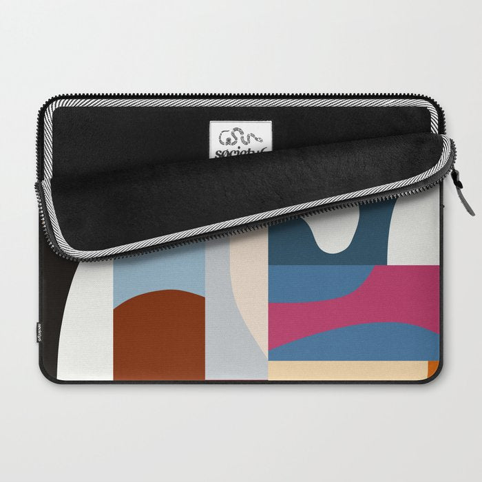 Ypres Mosaic Modernist Pattern Print Laptop Sleeve Gallery Image 2