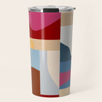 Ypres Mosaic Modernist Pattern Print Travel Mug Gallery Image 1