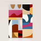 Ypres Mosaic Modernist Pattern Print Stationery Card Gallery Image 2