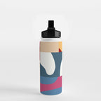 Ypres Mosaic Modernist Pattern Print Water Bottle Gallery Image 2