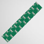 White leopard with red lips Table Runner Gallery Image 3
