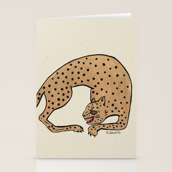 Cheetah Stationery Card Gallery Image 2
