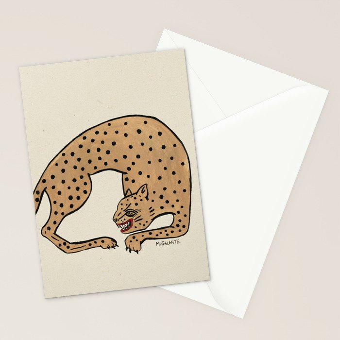 Cheetah Stationery Card Gallery Image 2