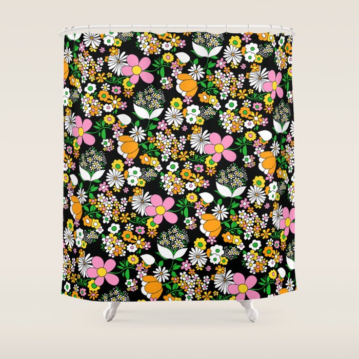 vintage 25 Shower Curtain Gallery Image 1