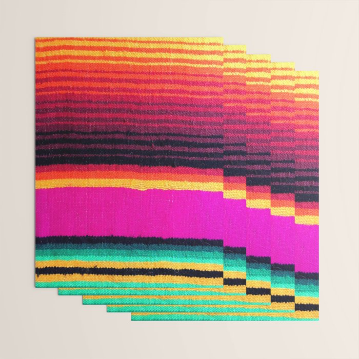 Magenta Sky Serape Wrapping Paper Gallery Image 3