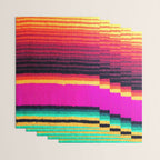 Magenta Sky Serape Wrapping Paper Gallery Image 3