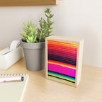 Magenta Sky Serape Mini Art Print Gallery Image 2