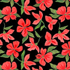 Red bold flowers in black background Coffee Mug Gallery Image 2