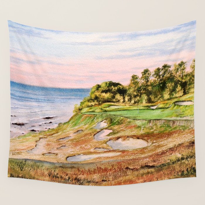 Whistling Straits Golf Course Wall Tapestry Gallery Image 1