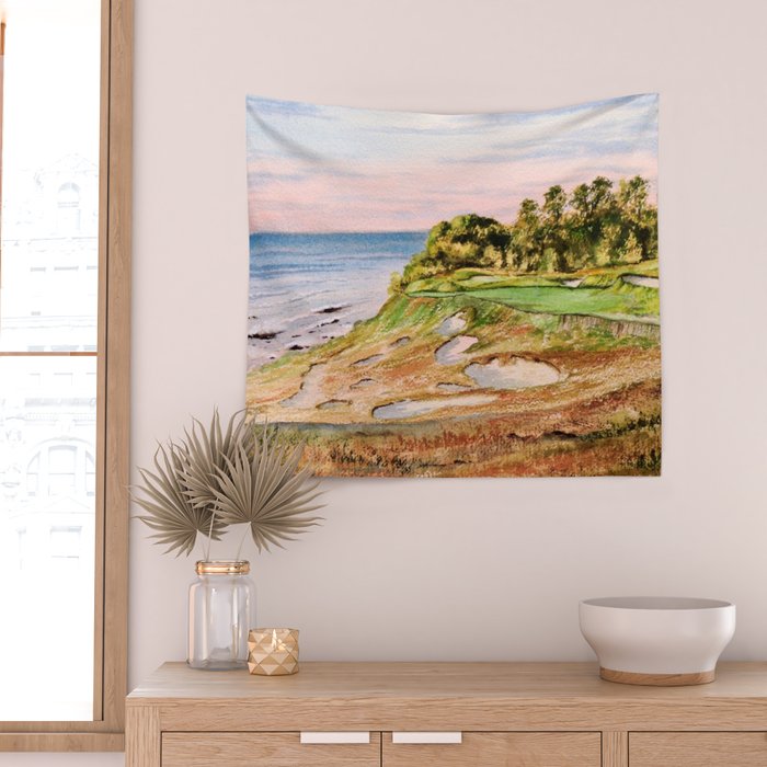 Whistling Straits Golf Course Wall Tapestry Gallery Image 2