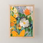 floral spring abstract painting Mini Art Print Gallery Image 1