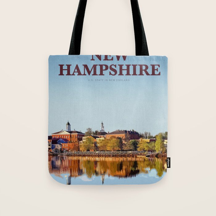 Visit New Hampshire  Tote Bag Gallery Image 1